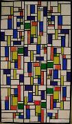 Color designs for Stained-Glass Composition V.